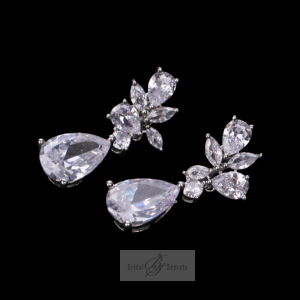 Pippa Silver Wedding Earrings
