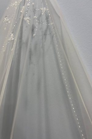 Mell White Wedding Veil